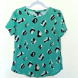 “The Limited” Cheetah Print Top In Mint